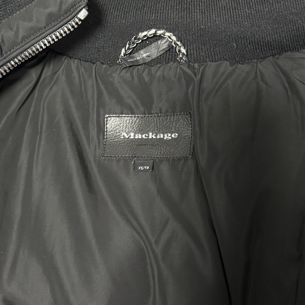 MACKAGE Adali in XS Black with fur - Picture 10 of 10